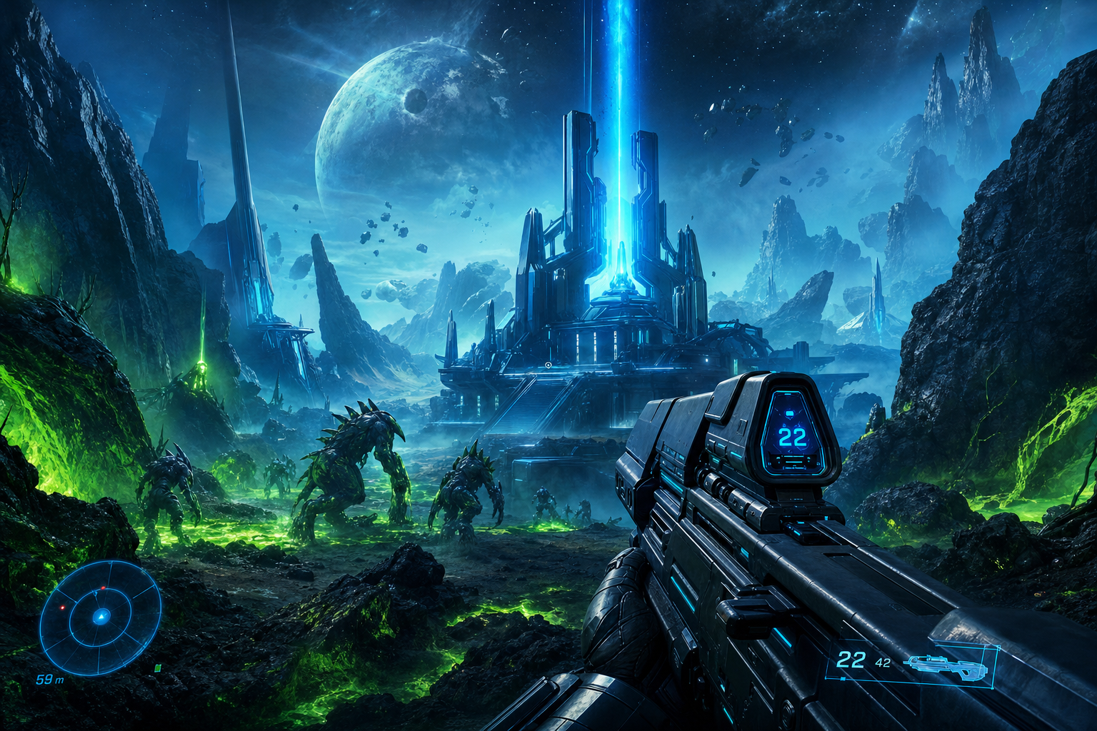 Análise FPS Sci-Fi